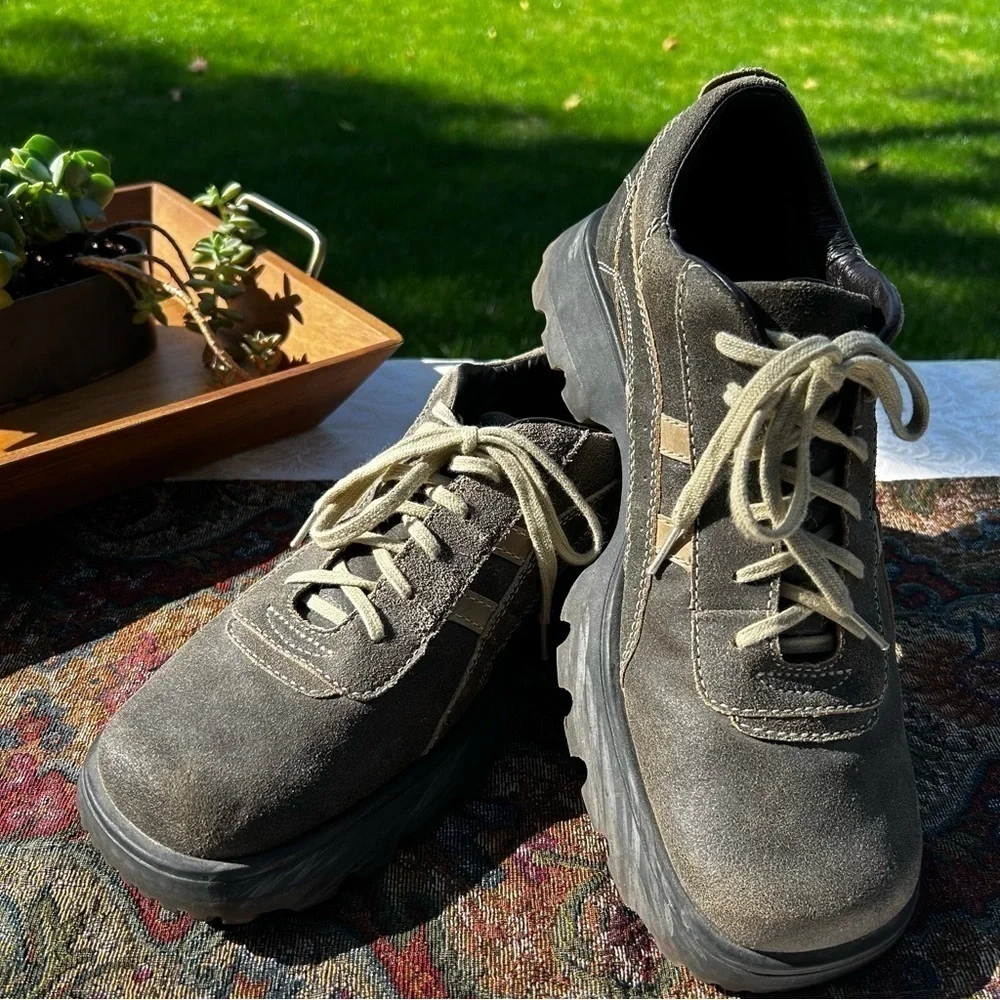 Men's BED | STU Suede Square Toe Lace Up Oxfords Shoes - NWOB | Size 44